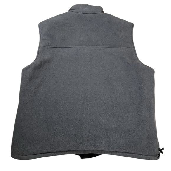 Harley Davidson Reversible Vest Men’s XL Black Gray Fleece Warm Embroidered Puff - Picture 11 of 11